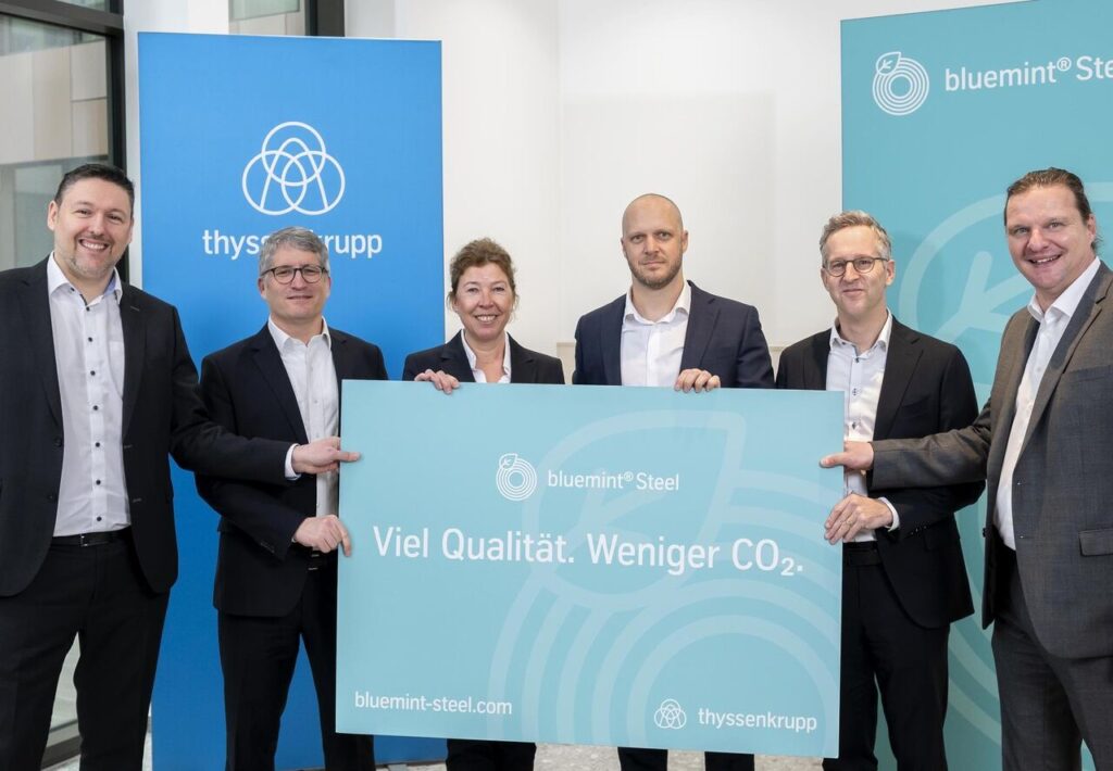 BENTELER Group secures CO2-reduced bluemint® Steel from thyssenkrupp